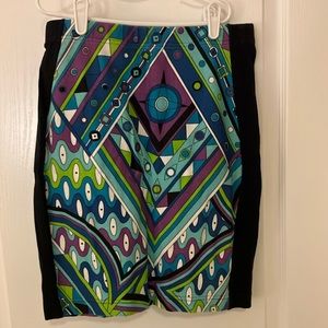 vintage le château Pucci inspired mini skirt